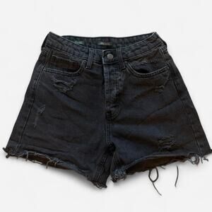 Wild fable black denim shorts